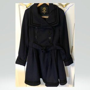 Original Hell Bunny - Navy pea coat -M